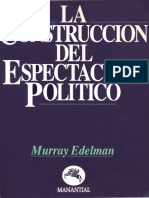 La Construccion Del Espectaculo Político - Murray Edelman