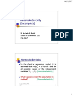 Lec - ECN326 Heteroskedasticity-HO PDF