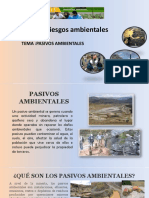 Riesgos ambientales de los pasivos mineros