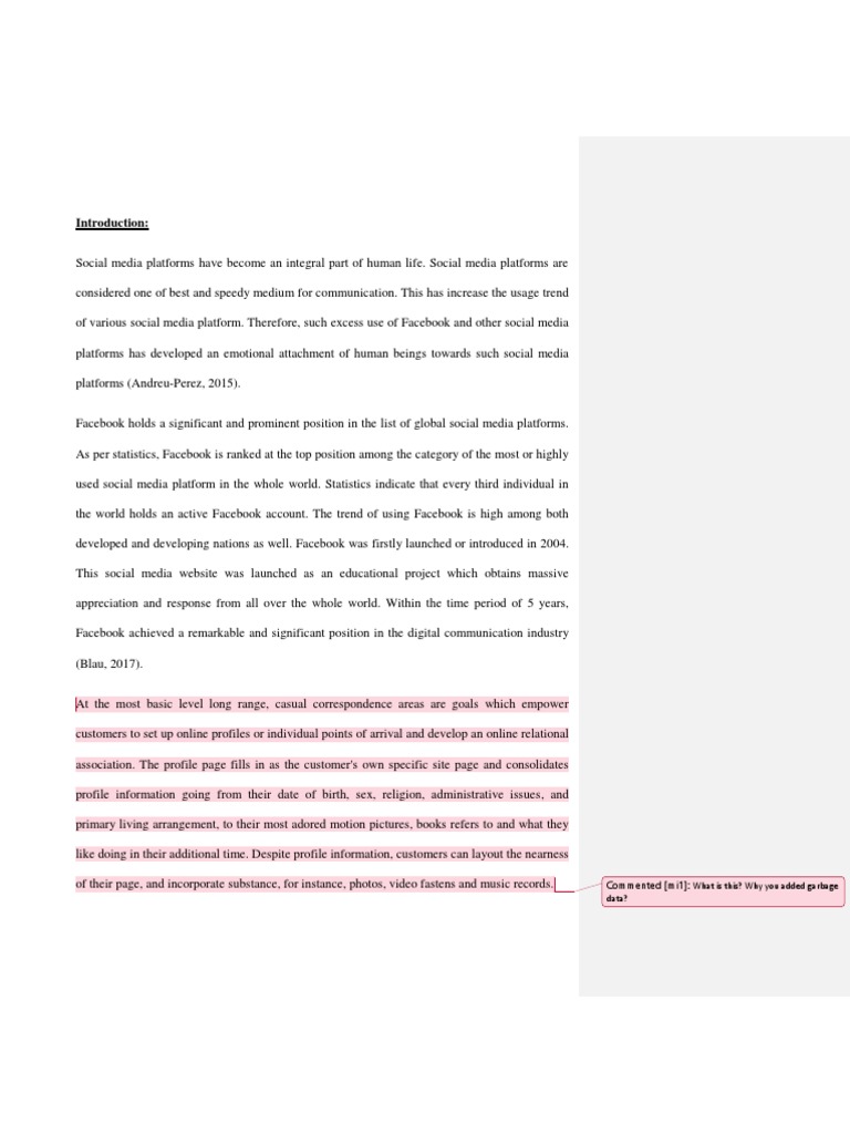 Social Media's Impact on Behavior Research | PDF | Social Media ...