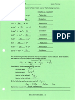 Worksheet Redox Practice PDF