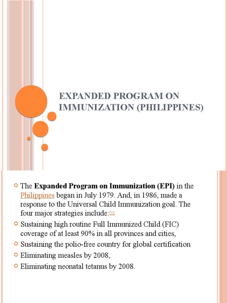 Expanded Immunization Program in Philippines | PDF | Vaccines | Hepatitis B