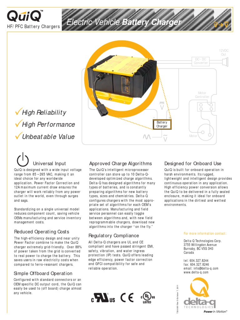 Delta Q Battery Charger Manual | PDF | Battery Charger | Alternating ...