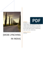 Mob Lynching in India