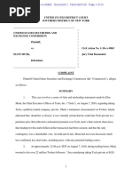 SEC Elon Musk Court Filing