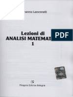 Analisi Matematica 1 - Lanconelli PDF