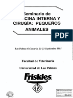 Seminario de Med y CX en Peq Animales