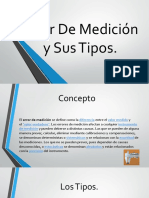 Error de Medición y Sus Tipos