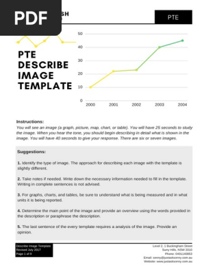 PTE Describe Image Template