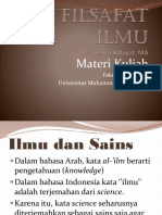 Filsafat Ilmu (1) - Edited