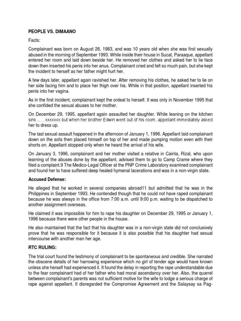 Legal Analysis of Rape Case | PDF | Arraignment | Defamation