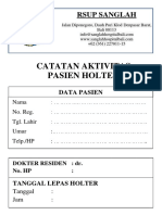 Catatan AKtivitas Pasien Holter