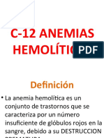 C-12 Anemias Hemolíticas