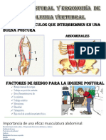 Higiene Postural y Ergonomía de La Columna Vertebral