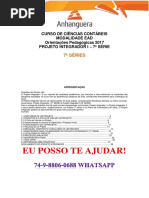 Anhanguera Ciências Contabéis Prointer Parcial e Final 7 e 8 Semestre