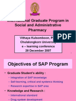 Chulalongkorn University's International SAP Program