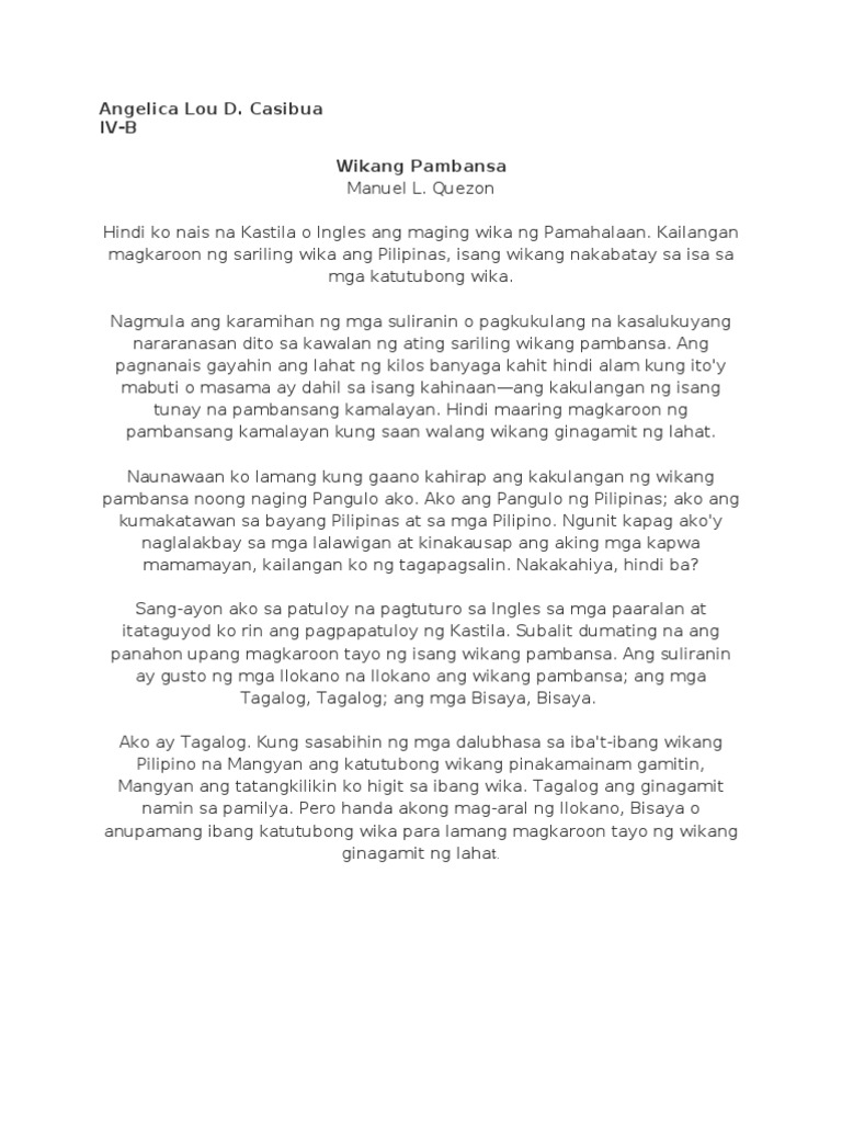 Talumpati | PDF