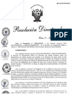 RD - 160 - 2015 - DIGESA - Protocolo para La Toma de Muestras, Preservación, Transporte, Almacenamiento y Recepción de Agua para Consumo Humano PDF