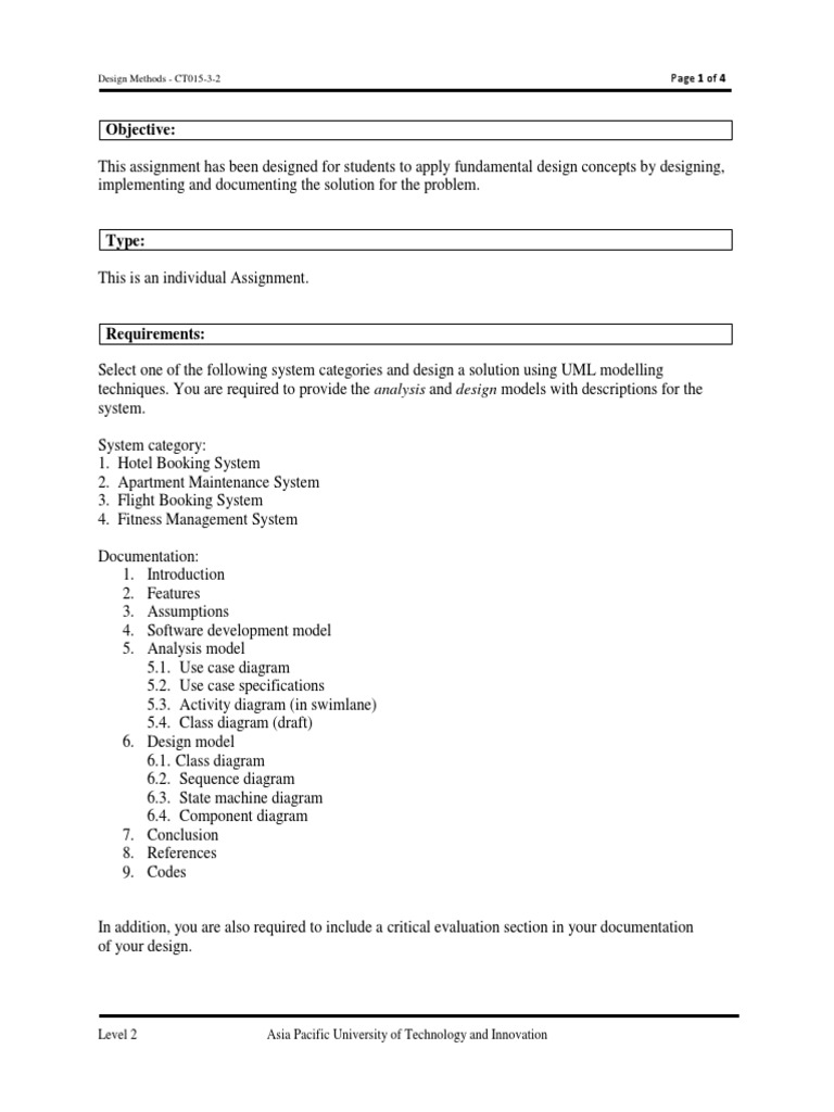CT098!3!2 Assignment UC2F1711 | PDF | Unified Modeling Language | Use Case