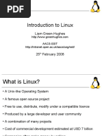 Introduction To Linux: Liam Green-Hughes