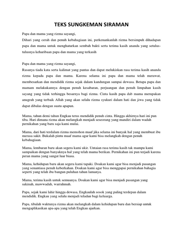 Tanrif Kata Kata Sungkeman Sunda