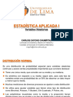 Distribuciones N, Chi-Cuadrado, T y F