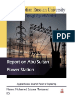 Report On Abu Sultan Power Station