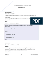 BK Birla Institue of Engineering & Technolgy (Bkbiet) Dbms Lab Sheet Vi