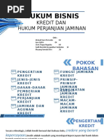 Hukum Bisnis-Kredit Hukum Perjanjian