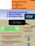 Sections of Solids & Development of Surface