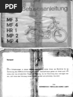 Betriebsanleitung Hercules MF 1-4 (German)