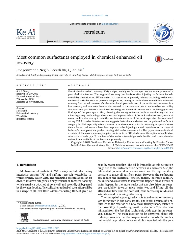 journal of petroleum 2 Surfactant Enhanced Oil Recovery Free 30