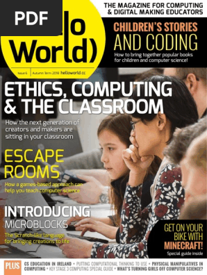 Helloworld Septiembre18 Pdf International Space Station Artificial Intelligence