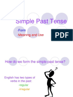 Simple Past Tense: Meaning and Use