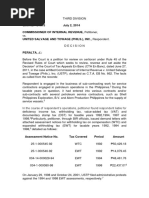 CIR Vs United Salvage Valid Assessment 1