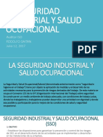 La Seguridad Industrial y Salud Ocupacional PDF