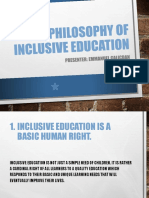 Philosophy of Inclusive Education