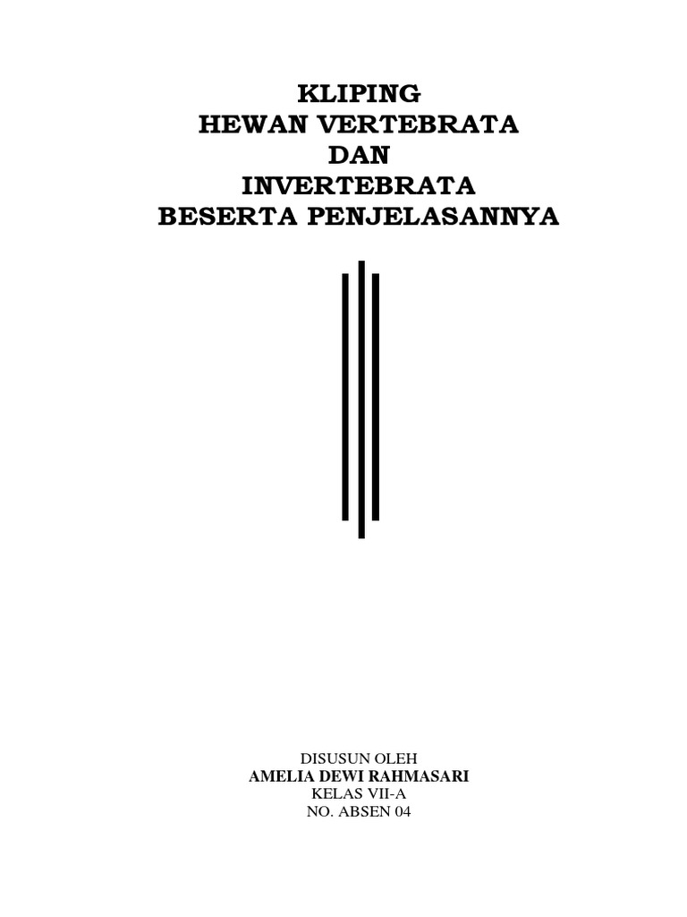 Hewan Vertebrata Dan Invertebrata