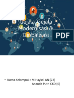 Gejala-Gejala Modernisasi & Globalisasi