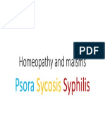 Homeopathy and Maisms: Psora