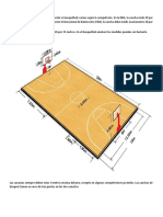 Medidas de La Cancha de Basquetbol