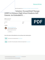 Application of Solution-Focused Brief Therapy (SFBT) To Enhance High School Students Self-Esteem: An Embedded E...