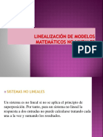 Linealización de Modelos Matemáticos No Lineales