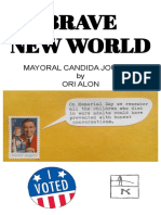Brave New World Mayoral Candida Journal by Ori Alon 2018 Alfassi Books