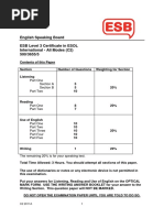 English Speaking Board ESB Level 3 Certificate in ESOL International - All Modes (C2) 500/3655/5