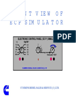 Front View OF Ecp Sim Ulator: Electronic Control Panel (Ec P) Simulator