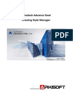Advance Steel Drawing Style Manager