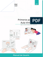Primeros Pasos en El Aula Virtual 3.0 PDF
