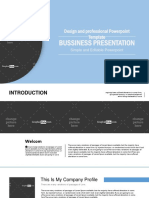 Bussiness Presentation: Design and Professional Powerpoint Template