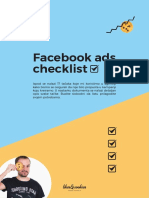 Facebook Ads Checklist Posle Vanje